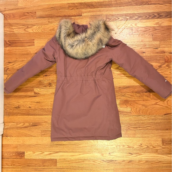 North Face Women’s Arctic Down Parka Maroon Purple, Small - Picture 5 of 9